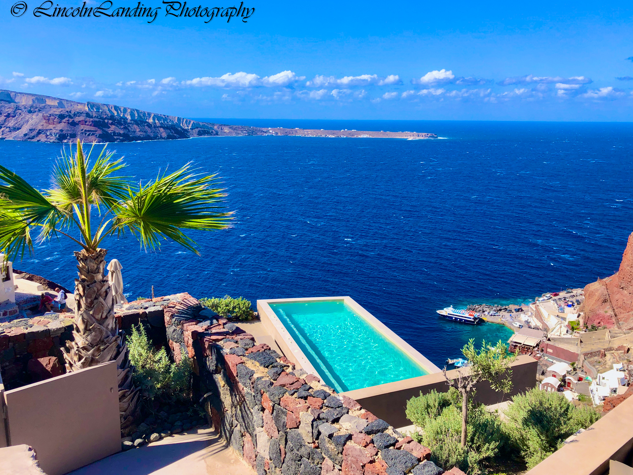 G is for: Going Up, Going Down, Going Back Up, Going Back Down…. Good Times in Santorini!